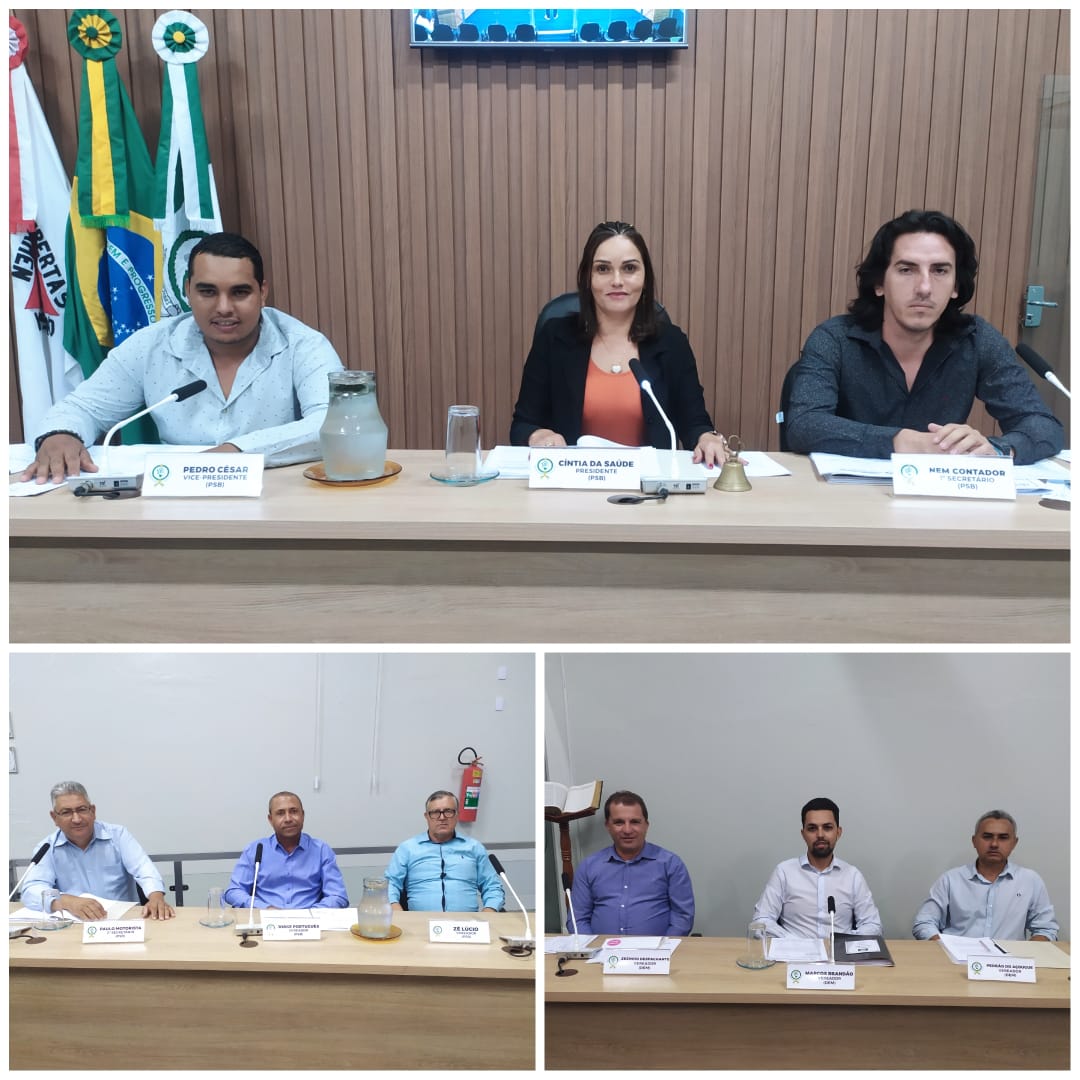 8ª Reunião Ordinária da Câmara Municipal de Bonfinópolis de Minas/MG, da 2ª Sessão Legislativa da 15ª Legislatura.