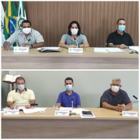 Reunião dos Vereadores com o Assessor Contábil da Câmara Municipal de Bonfinópolis de Minas/MG.