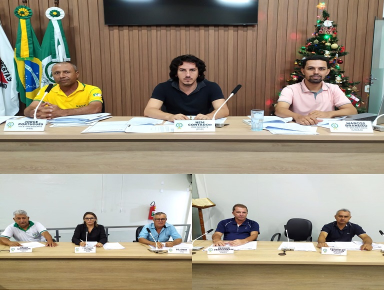 Reunião entre os Vereadores para estudo dos Projetos protocolados na Câmara Municipal. 