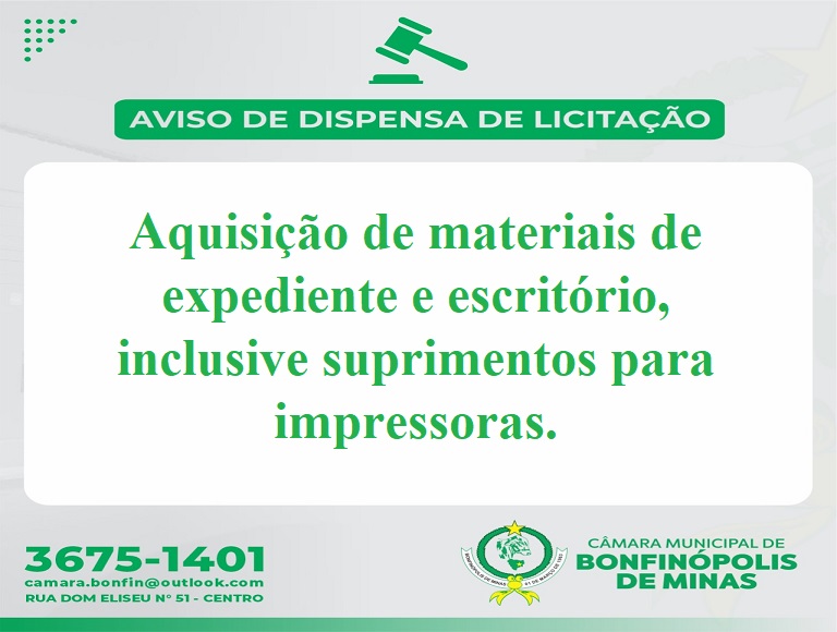 Dispensa de Licitação